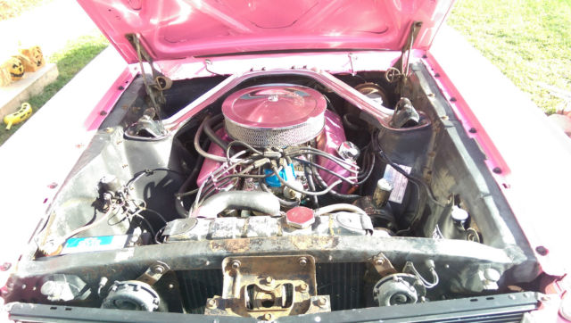 1966 pink Ford Mustang