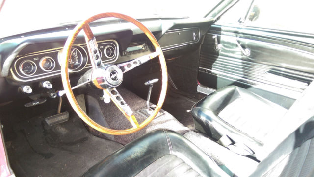 1966 pink Ford Mustang
