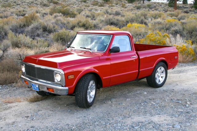 1972 CRIMSON RED Chevrolet C-10 Short Wheel Base 4x4