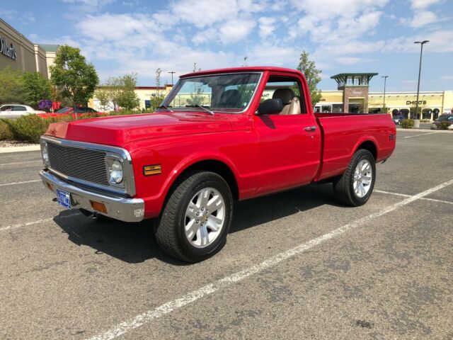 1972 CRIMSON RED Chevrolet C-10 Short Wheel Base 4x4