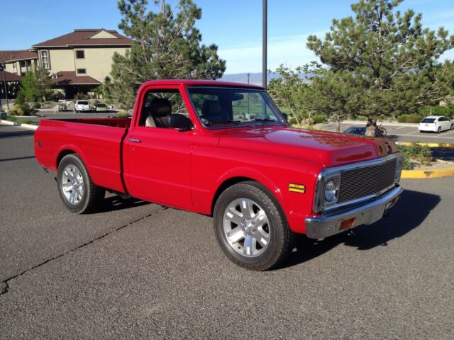 1972 CRIMSON RED Chevrolet C-10 Short Wheel Base 4x4