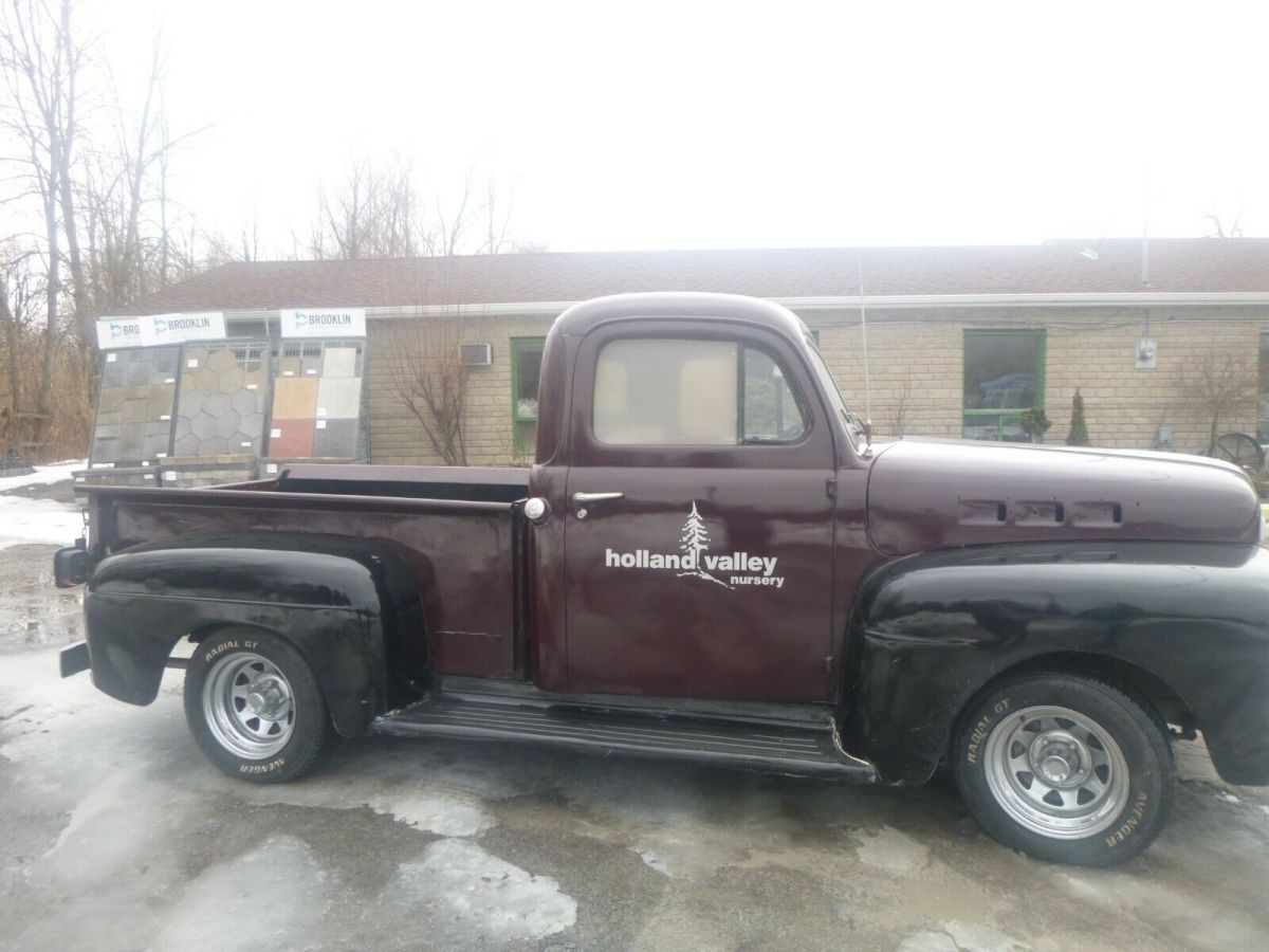 1952 Red Ford F-100 Standard Cab Pickup