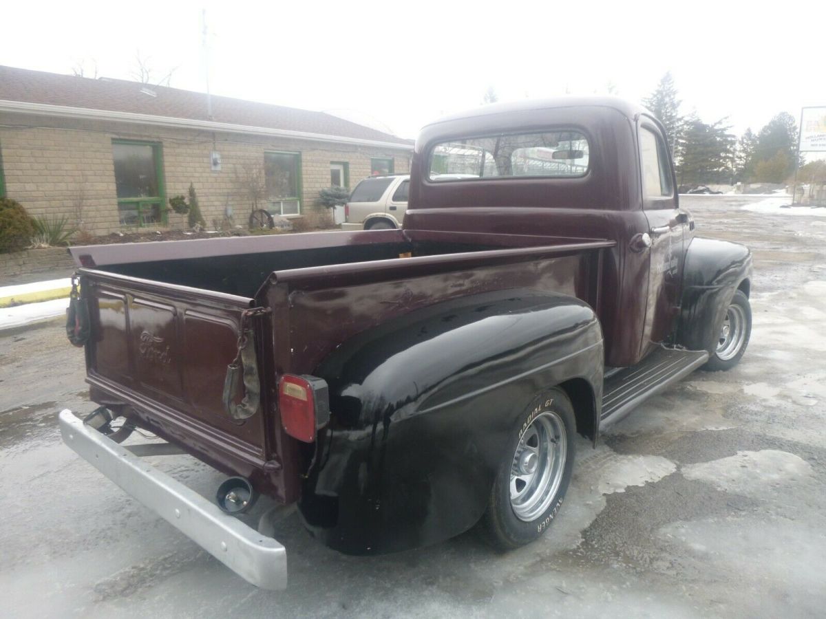 1952 Red Ford F-100 Standard Cab Pickup