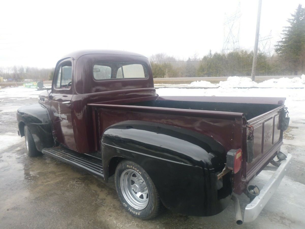 1952 Red Ford F-100 Standard Cab Pickup