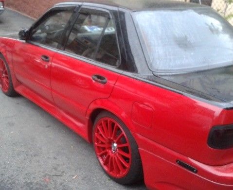 1994 Red/Black Nissan Sentra Custom