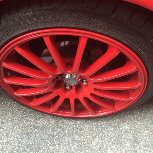 1994 Red/Black Nissan Sentra Custom