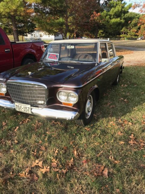 1963 Root Beer Brown / Cream Studebaker Lark 4 door