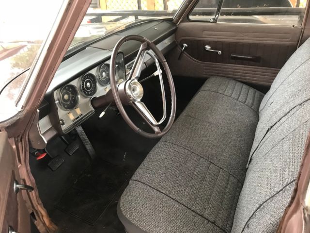 1963 Root Beer Brown / Cream Studebaker Lark 4 door