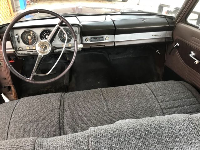 1963 Root Beer Brown / Cream Studebaker Lark 4 door