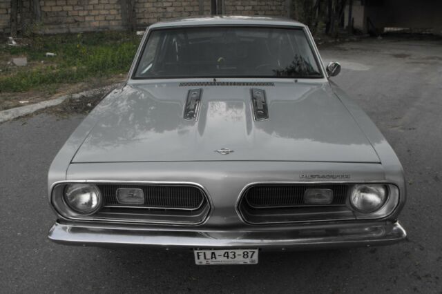 1968 Gray Plymouth Barracuda Fastback