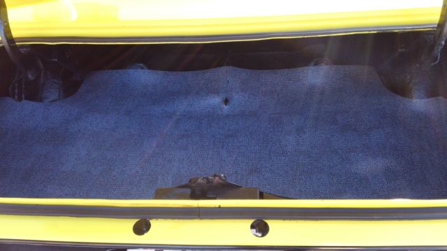 1972 Yellow Plymouth Barracuda Coupe