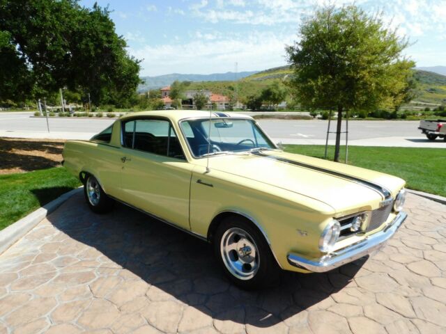 1965 MELLOW YELLOW Plymouth Barracuda COUPE