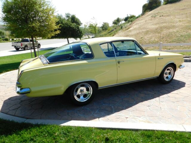 1965 MELLOW YELLOW Plymouth Barracuda COUPE
