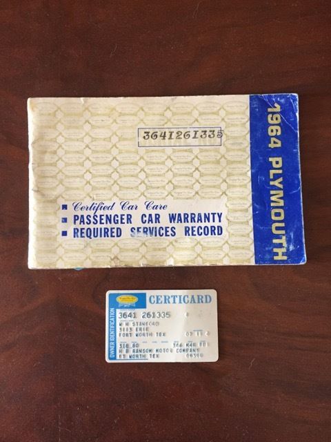 1964 Red Plymouth Wagon Wagon