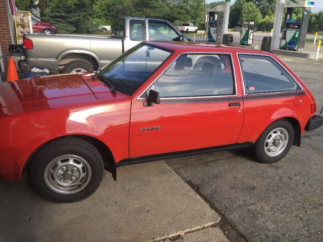 1982 Red Plymouth Other Hatchback