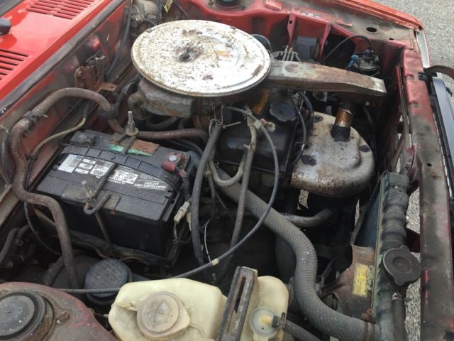 1982 Red Plymouth Other Hatchback