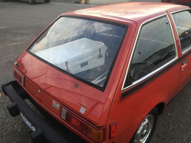 1982 Red Plymouth Other Hatchback