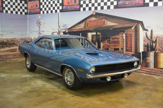 1970 Blue Plymouth Barracuda Coupe