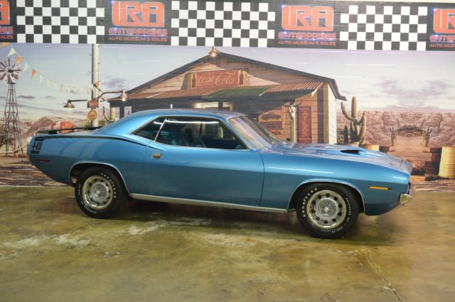 1970 Blue Plymouth Barracuda Coupe