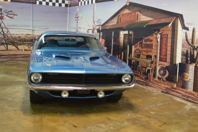 1970 Blue Plymouth Barracuda Coupe
