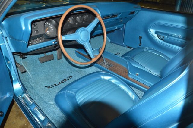 1970 Blue Plymouth Barracuda Coupe