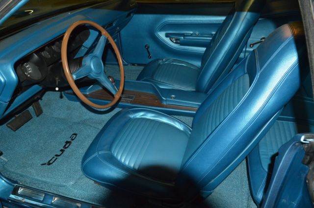 1970 Blue Plymouth Barracuda Coupe