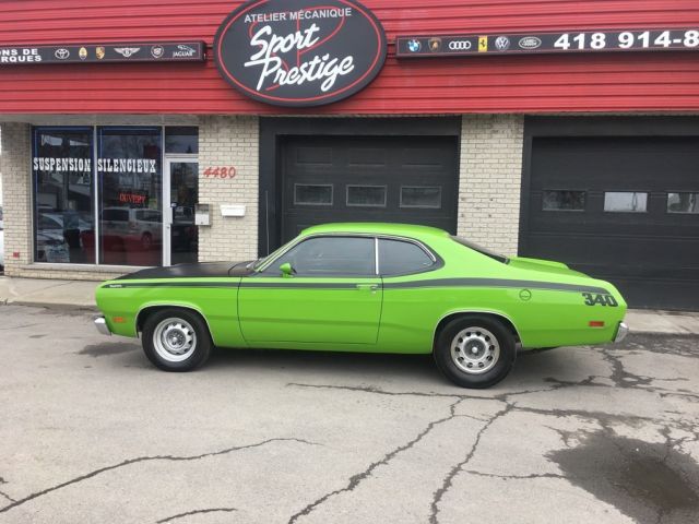 1971 Green Plymouth Duster Coupe