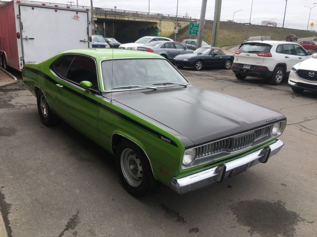 1971 Green Plymouth Duster Coupe