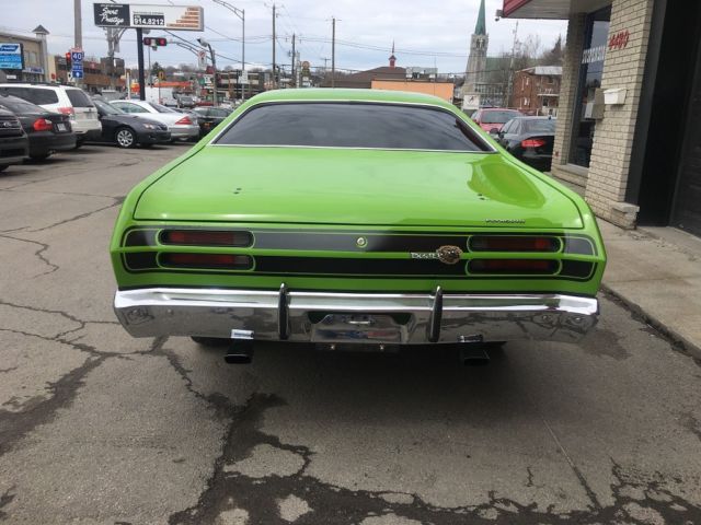 1971 Green Plymouth Duster Coupe