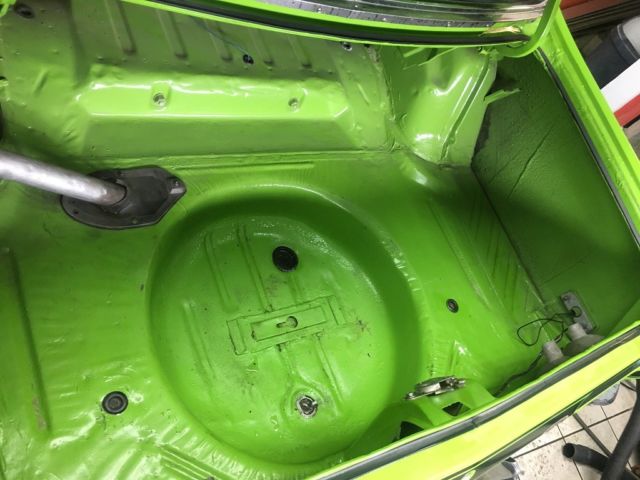 1971 Green Plymouth Duster Coupe