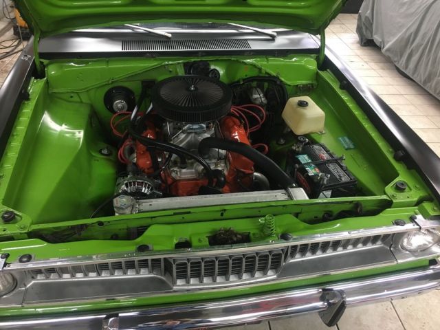 1971 Green Plymouth Duster Coupe