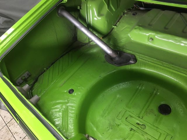 1971 Green Plymouth Duster Coupe