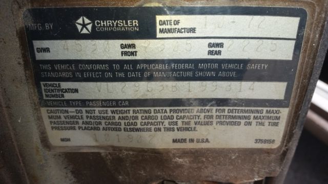 1973 Brown Plymouth Duster Coupe