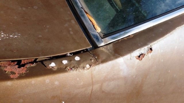 1973 Brown Plymouth Duster Coupe