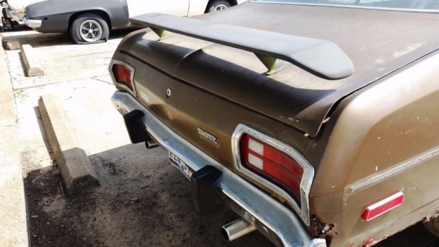 1973 Brown Plymouth Duster Coupe