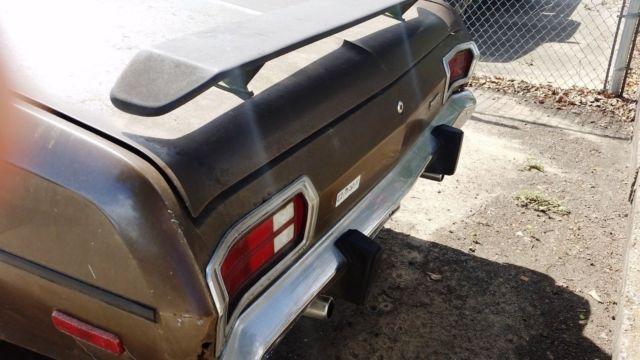 1973 Brown Plymouth Duster Coupe