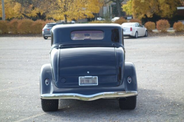 1934 Black Plymouth Hot Rod / Street Rod Coupe