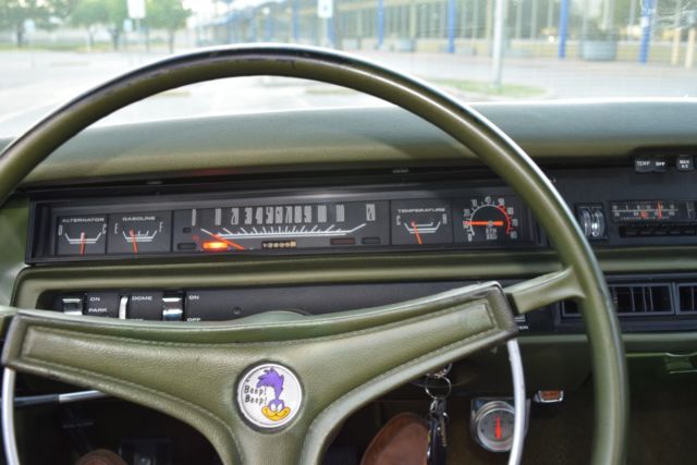 1969 Green Plymouth Road Runner Coupe