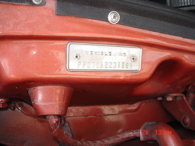 1966 Gold Plymouth Fury Convertible