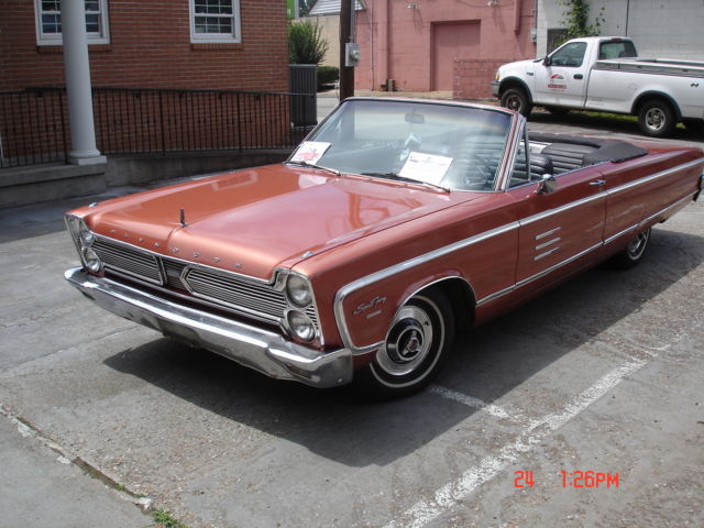 1966 Gold Plymouth Fury Convertible