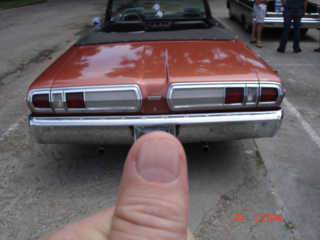 1966 Gold Plymouth Fury Convertible