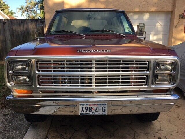 1979 Burgundy Dodge Ramcharger Wagon