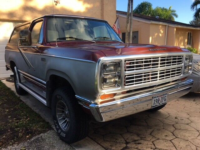 1979 Burgundy Dodge Ramcharger Wagon