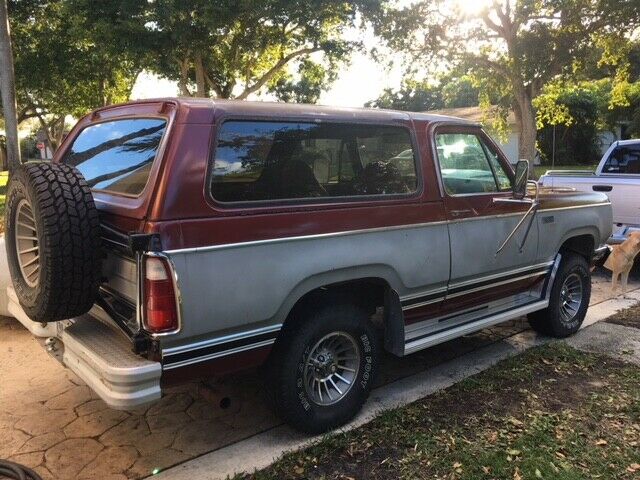 1979 Burgundy Dodge Ramcharger Wagon