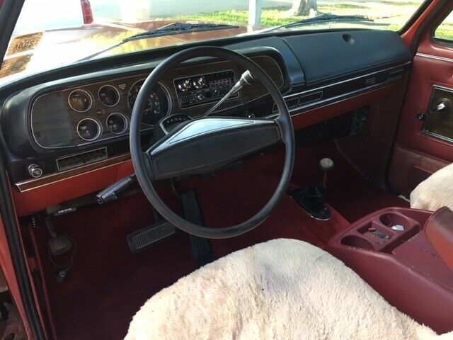 1979 Burgundy Dodge Ramcharger Wagon