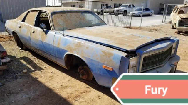 1978 Blue Plymouth Fury Sedan