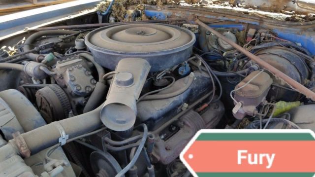 1978 Blue Plymouth Fury Sedan