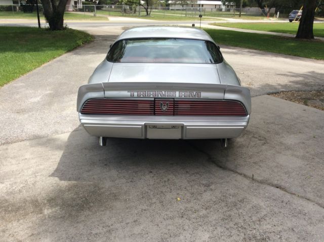1980 Silver Pontiac Firebird Coupe