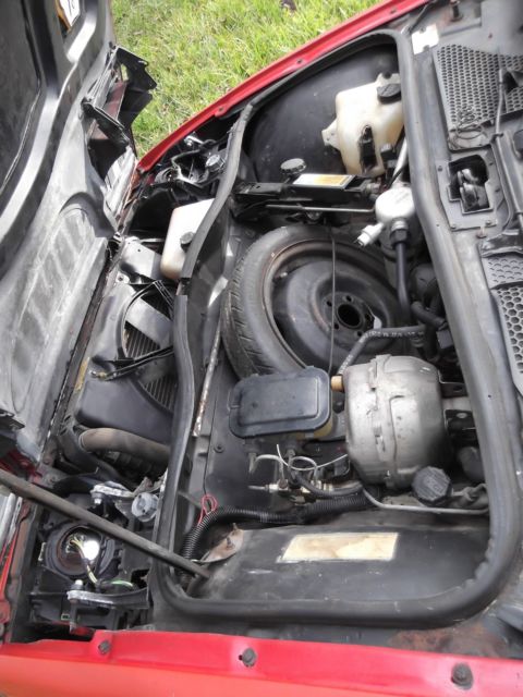 1984 Red Pontiac Fiero Coupe