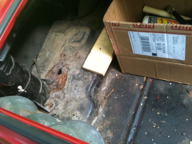 1969 Red Pontiac Firebird Convertible